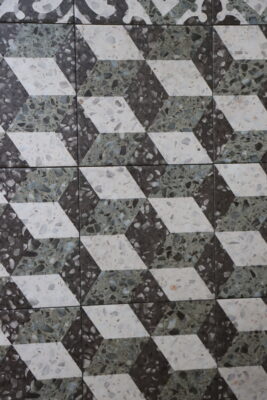 Piastrella 3D geometrica 20x20 Verde Rialto CIR Ceramiche