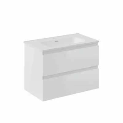 Cosmic Base P.ta Lavabo Cm 80 Bianco Lucido