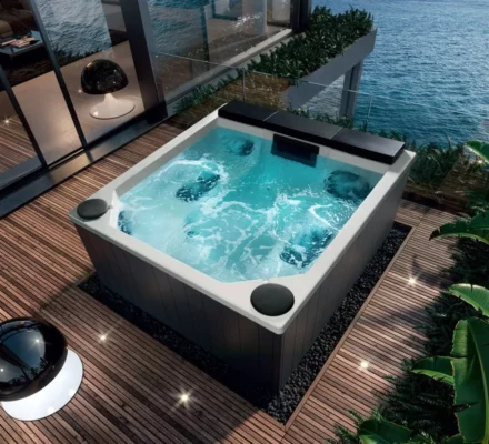 Minipiscina idromassaggio 212x190x90 Quarz Light 212 Treesse