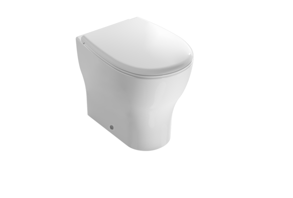 Globo Vaso Grace Senza Brida Bianco a Terra 52 cm