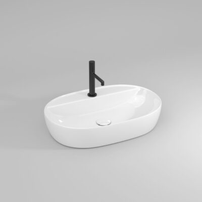 Lavabo Sindy Ovale - Ceramica Bianco Lucido